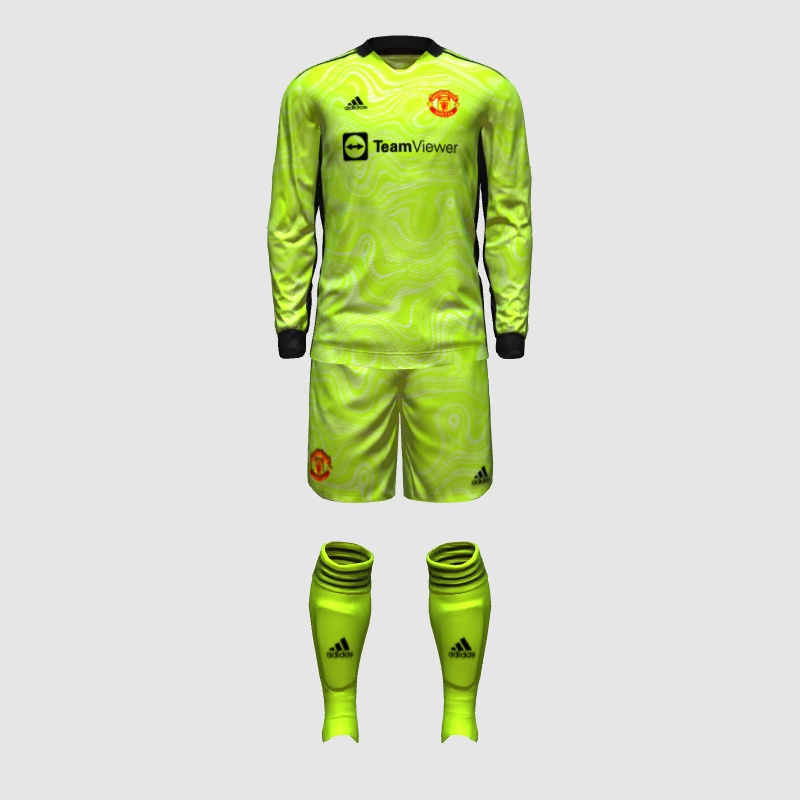 Man Utd Goalkeeper Kit 21/22 FIFA 23 Kit Creator Showcase