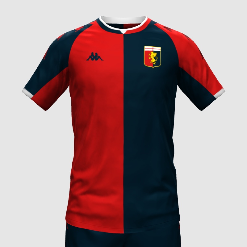 Genoa home concept FIFA 23 Kit Creator Showcase