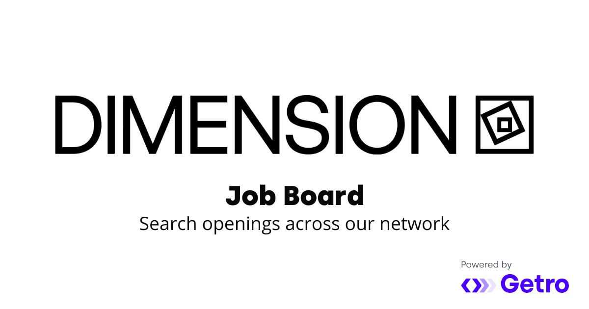 Jobs Dimension Job Board