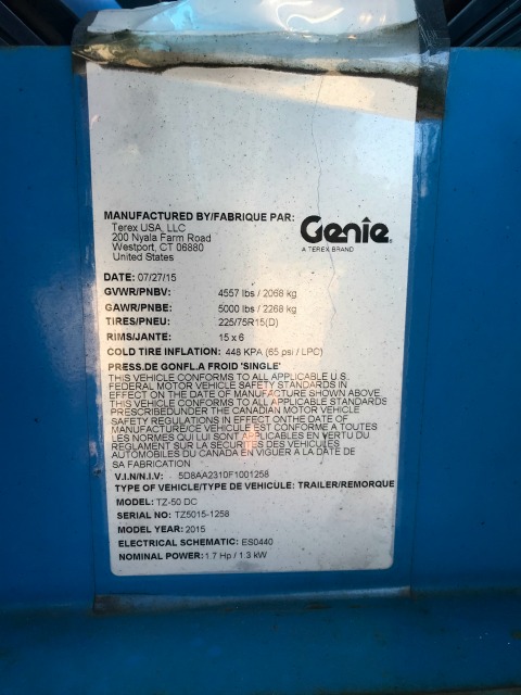 genie tz50 manual