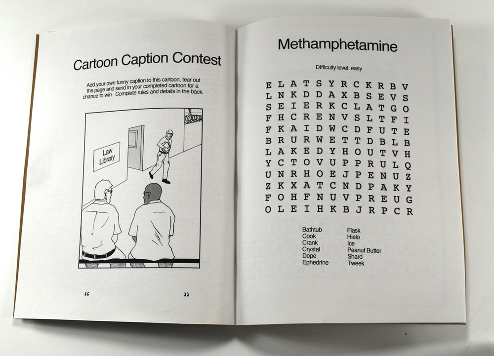 Daniel McCarthy Clifford Federal Prison Inmate Activity Book