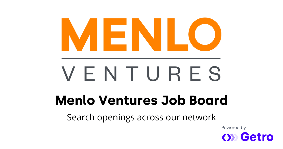 Jobs Menlo Ventures Job Board