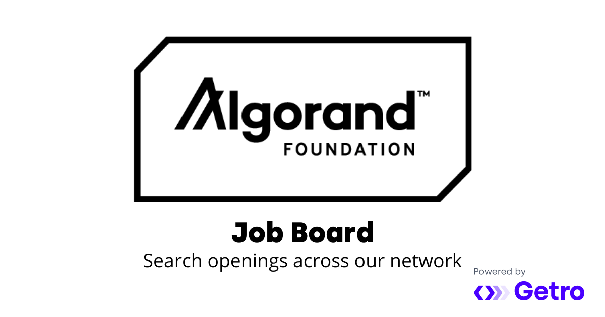 Companies Algorand Foundation Job Board