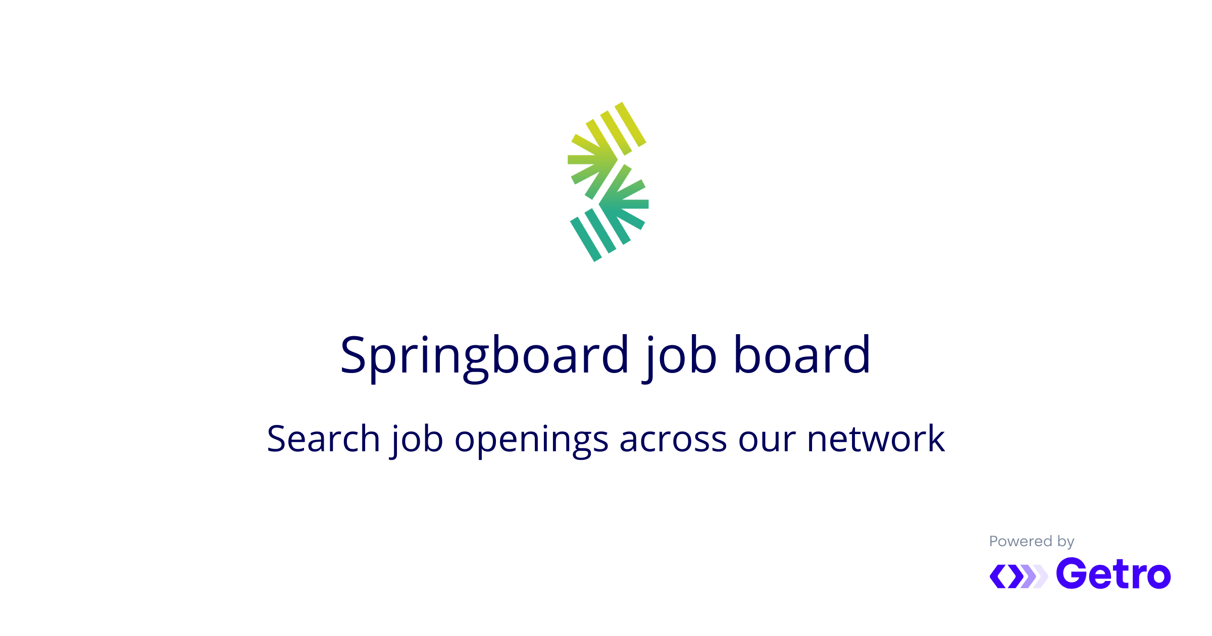 Jobs Springboard Job Board