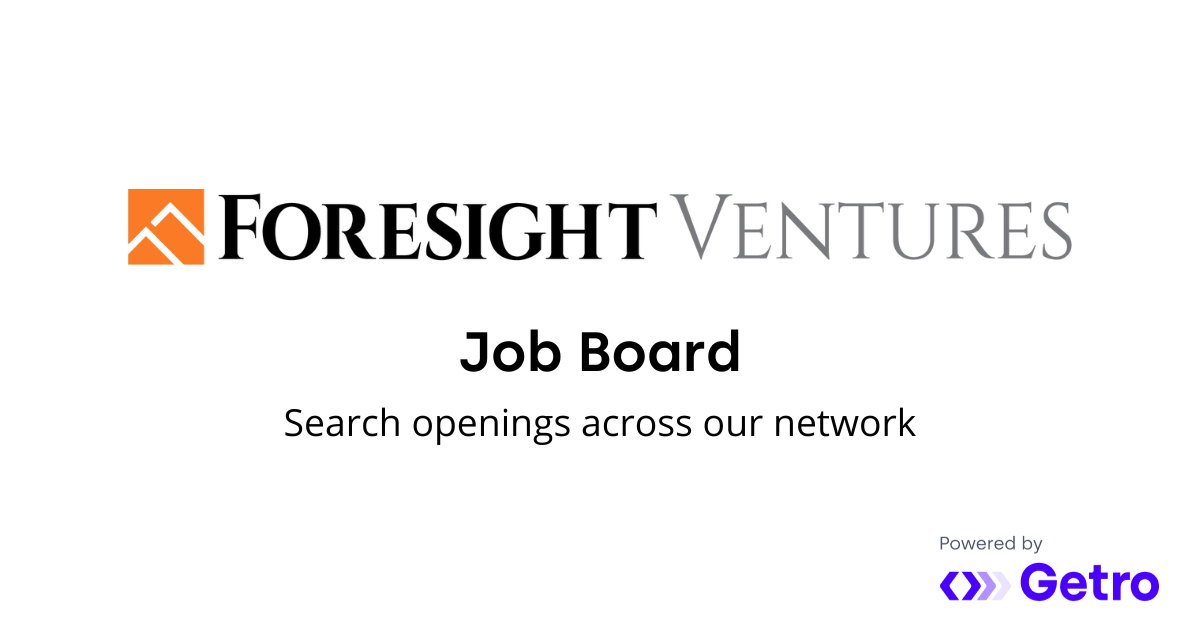 Jobs Foresight Ventures Job Board