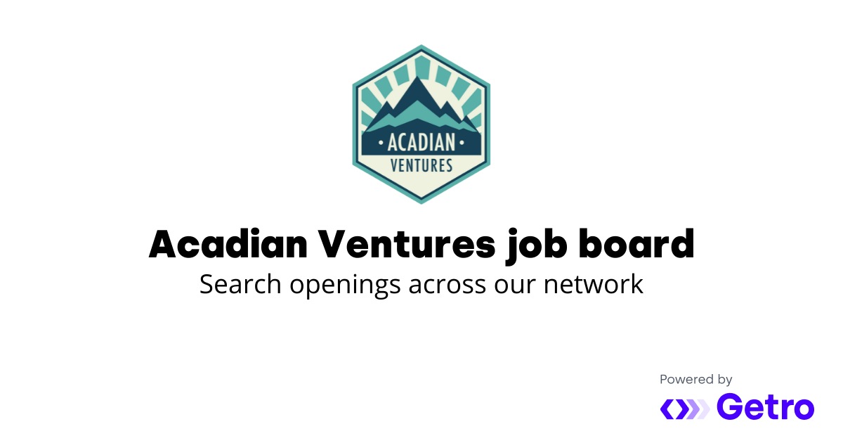 Jobs Acadian Ventures Job Board