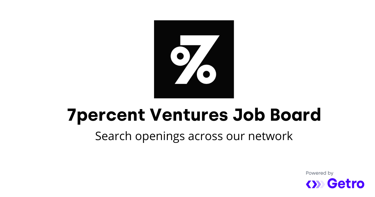 Jobs 7percent Ventures Job Board