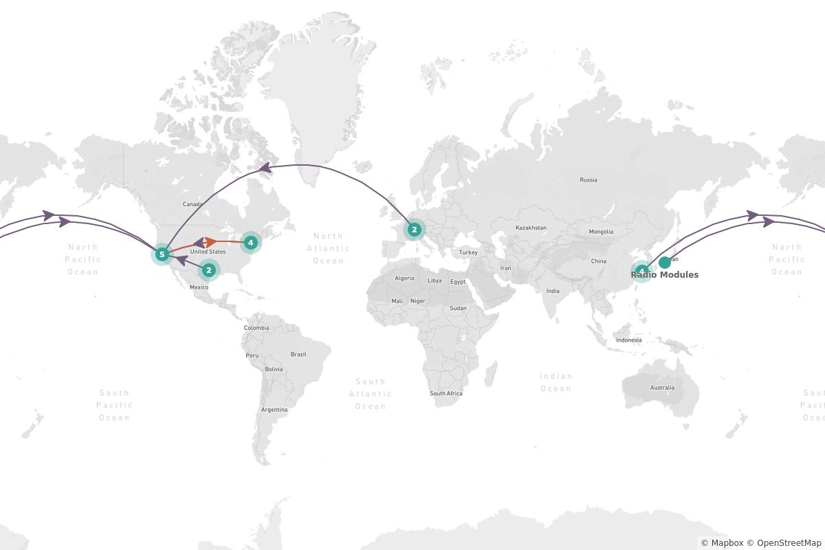 Apple iPhone 4 Supply Chain on Sourcemap