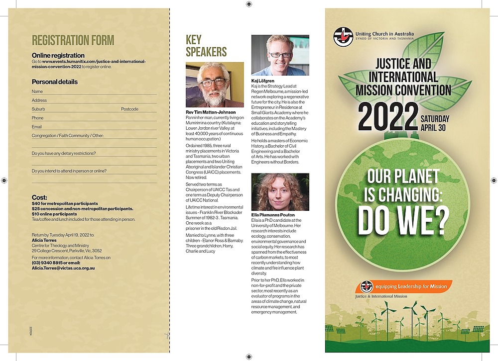 Justice and International Mission Convention 2022 Humanitix