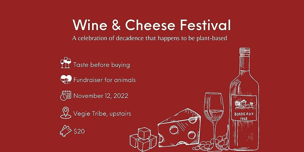 All Vegan Wine & Cheese Festival + Fundraiser, Melbourne, Sat 12th Nov