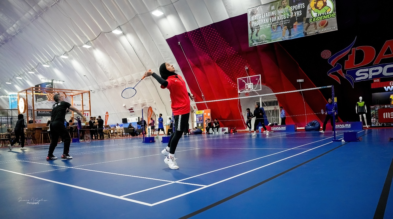 The UAE Badminton Federation has partnered with Danube Sports World