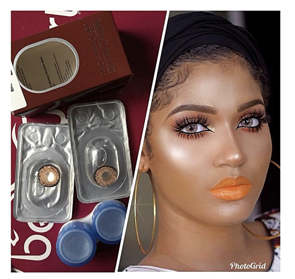 3 Tone EyeToEye + Lens Case Brown TohyorBeautyProducts