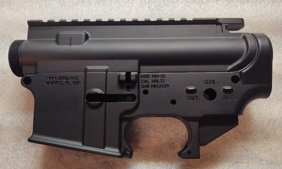 M16 MILLED SAFESEMIAUTO Lower & Upper Set AR15 SEAR 5.56 M AND M