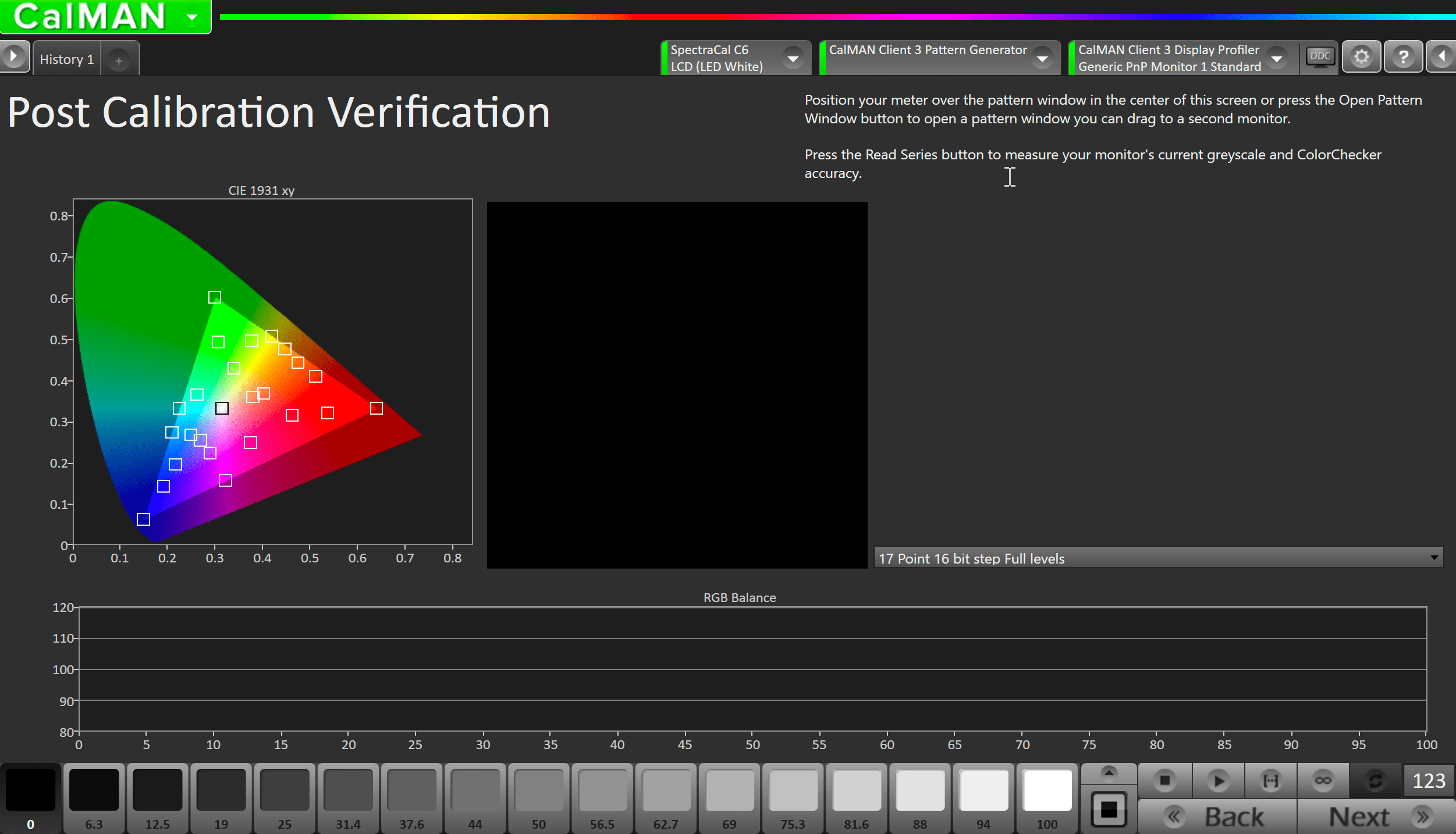 Calman Home Monitor Calibration Walkthrough