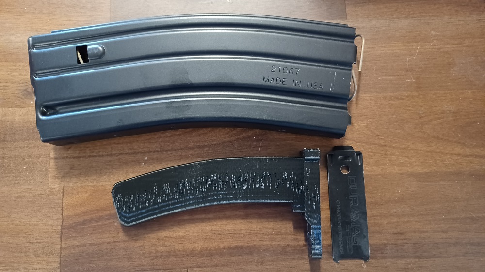Duramag AR 15 .223/5.56 Black Aluminum 10/30 10Rd Blocked Magazine