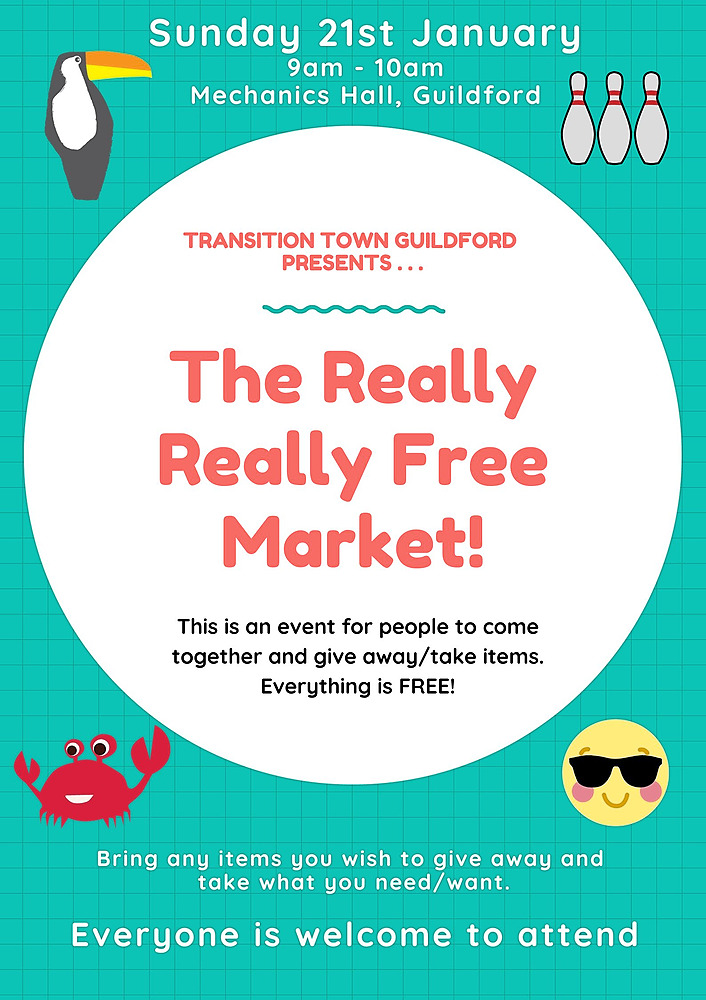 The Really Really Free Market in Guildford Humanitix