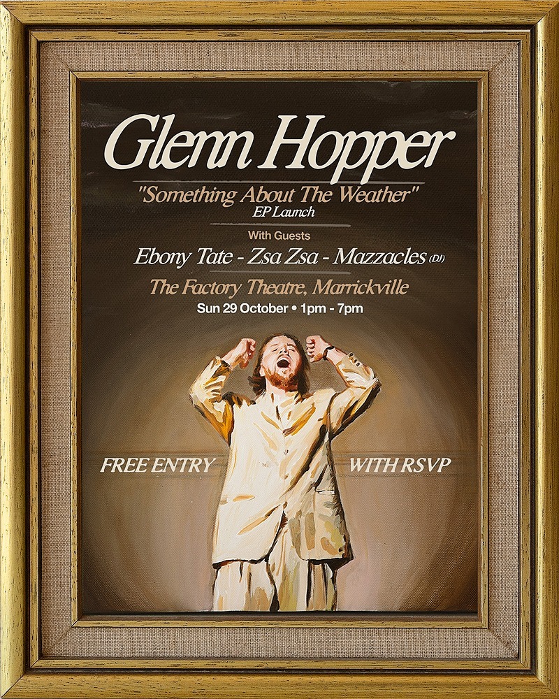 Glenn Hopper EP Launch The Factory Theatre (Courtyard) FREE ENTRY