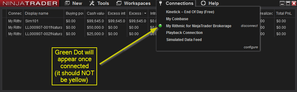 NinjaTrader Client Portal
