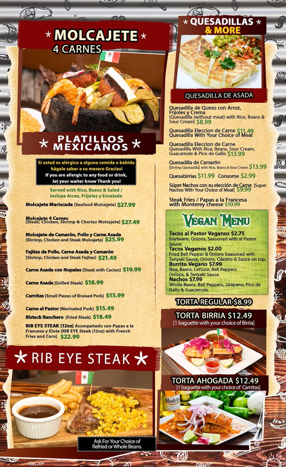 Jalapenos Mexican Food Jalapenos Mexican Food Menu
