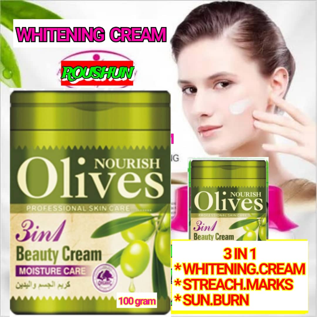 3 in 1 olive whitening cream Microbozz beauty world Flutterwave Store