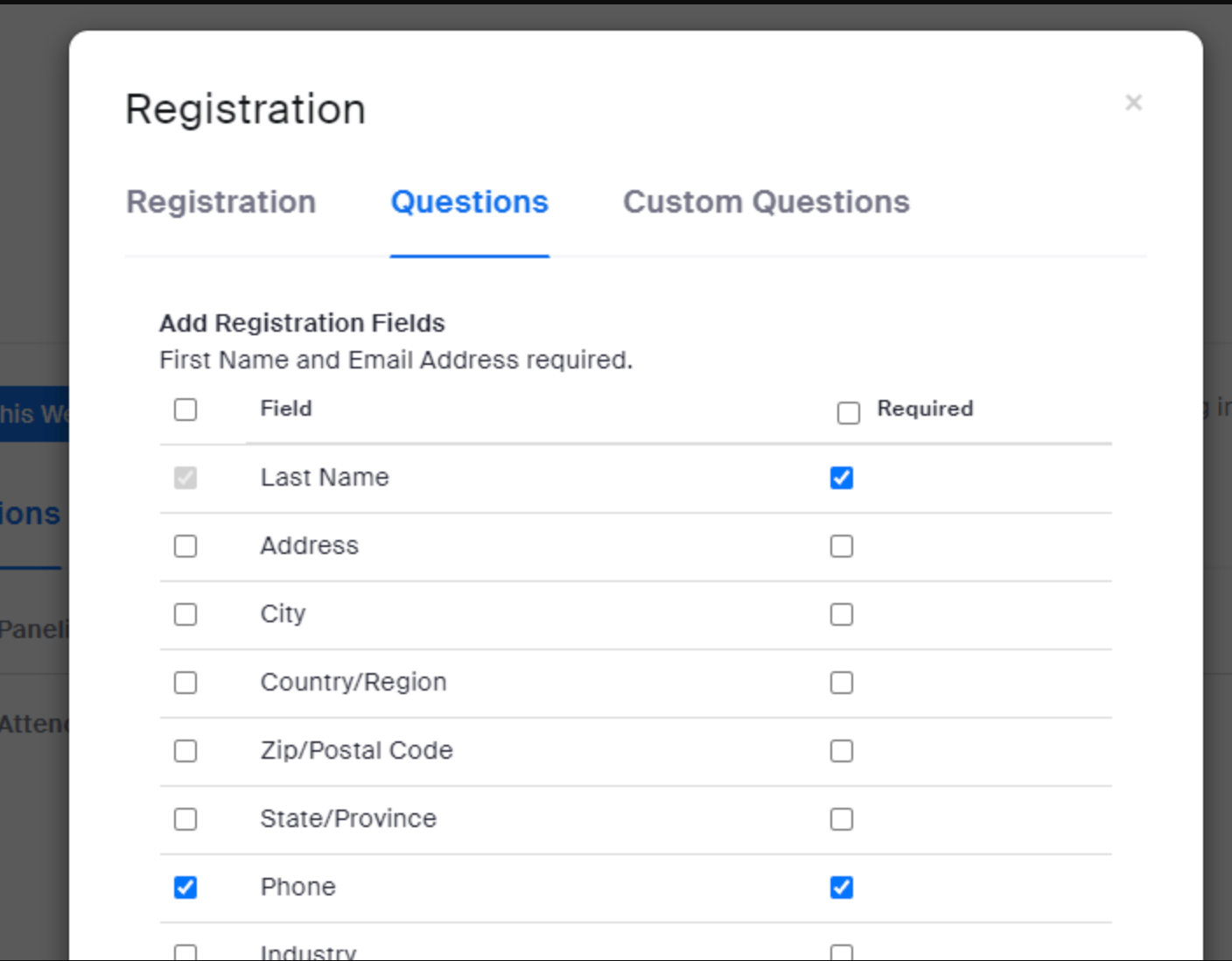 Zoom inar SMS Reminders
