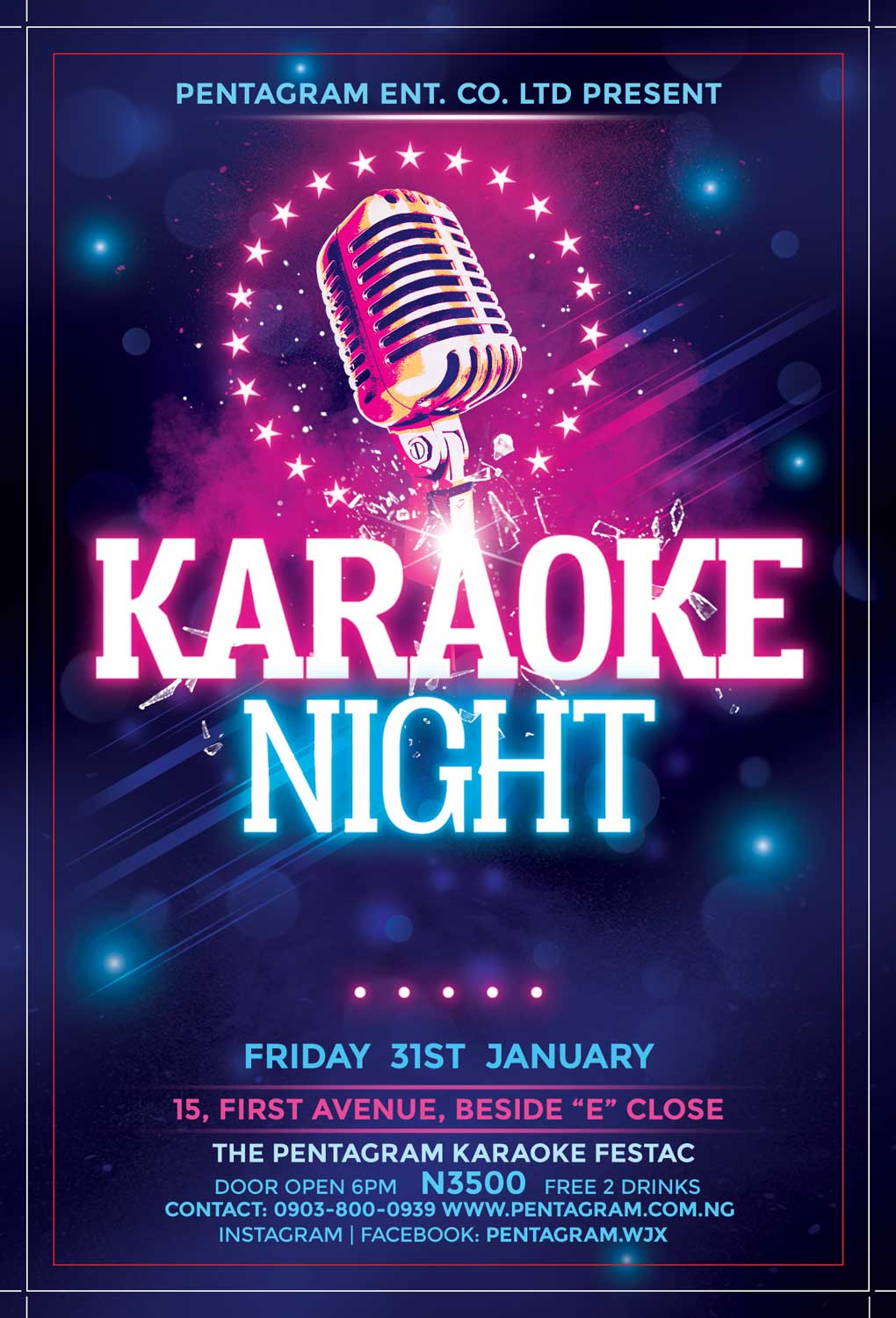 Pentagram Karaoke Night