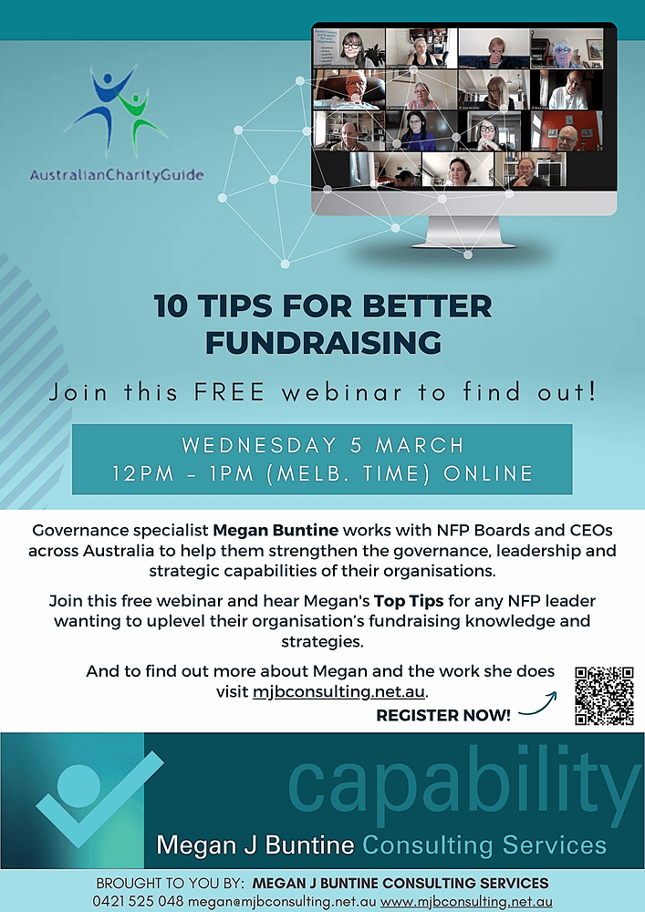 10 tips for Better Fundraising March 2025