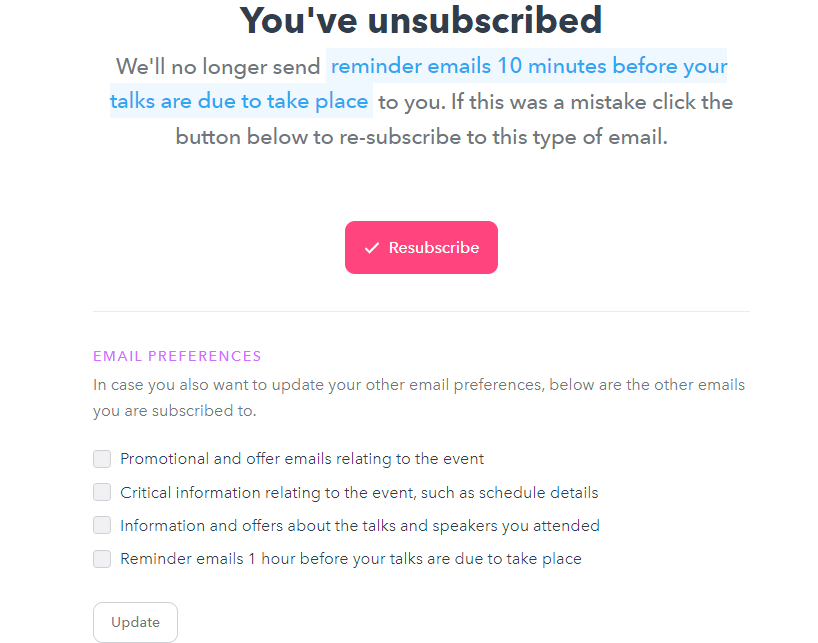 You want to know who unsubscribed to your emails
