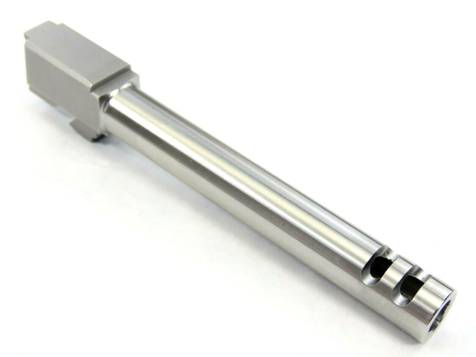 9mm Stainless Barrel for Glock 17 G17 EXTENDED & PORTED 5.385" Total