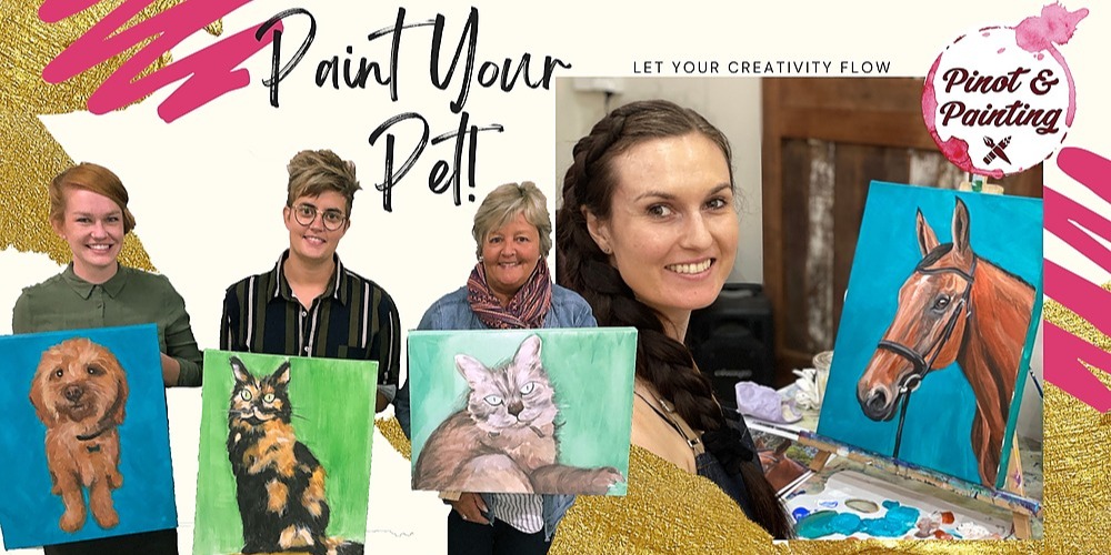 Paint Your Pet Pinot & Painting Studio Maylands (September Event