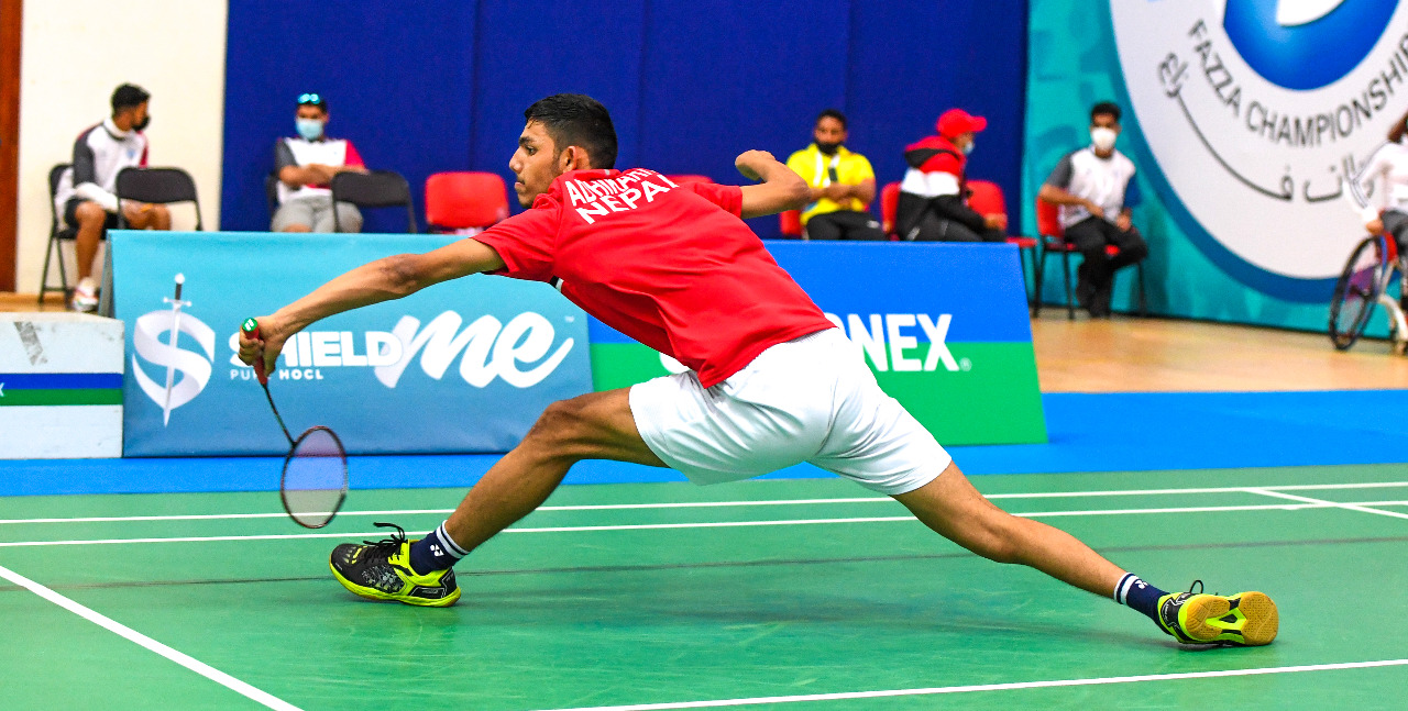 Dubai 2021 Para Badminton Nepal’s debutant Adhikari growing in