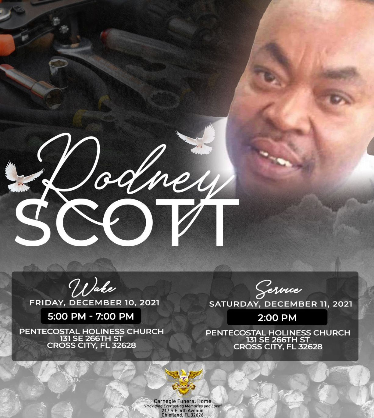 Rodney Scott Jr Obituary 2021 Carnegie Funeral Home