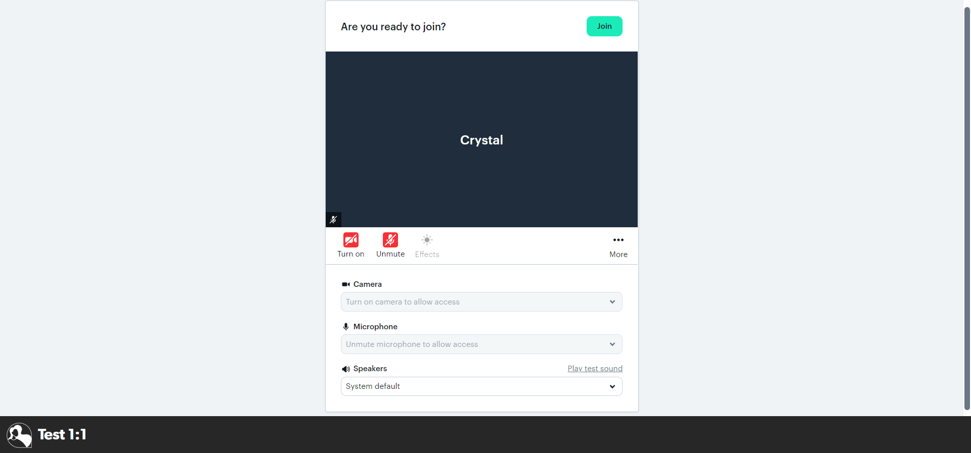 How do I turn on my camera & microphone inside Hey Lady! Video?