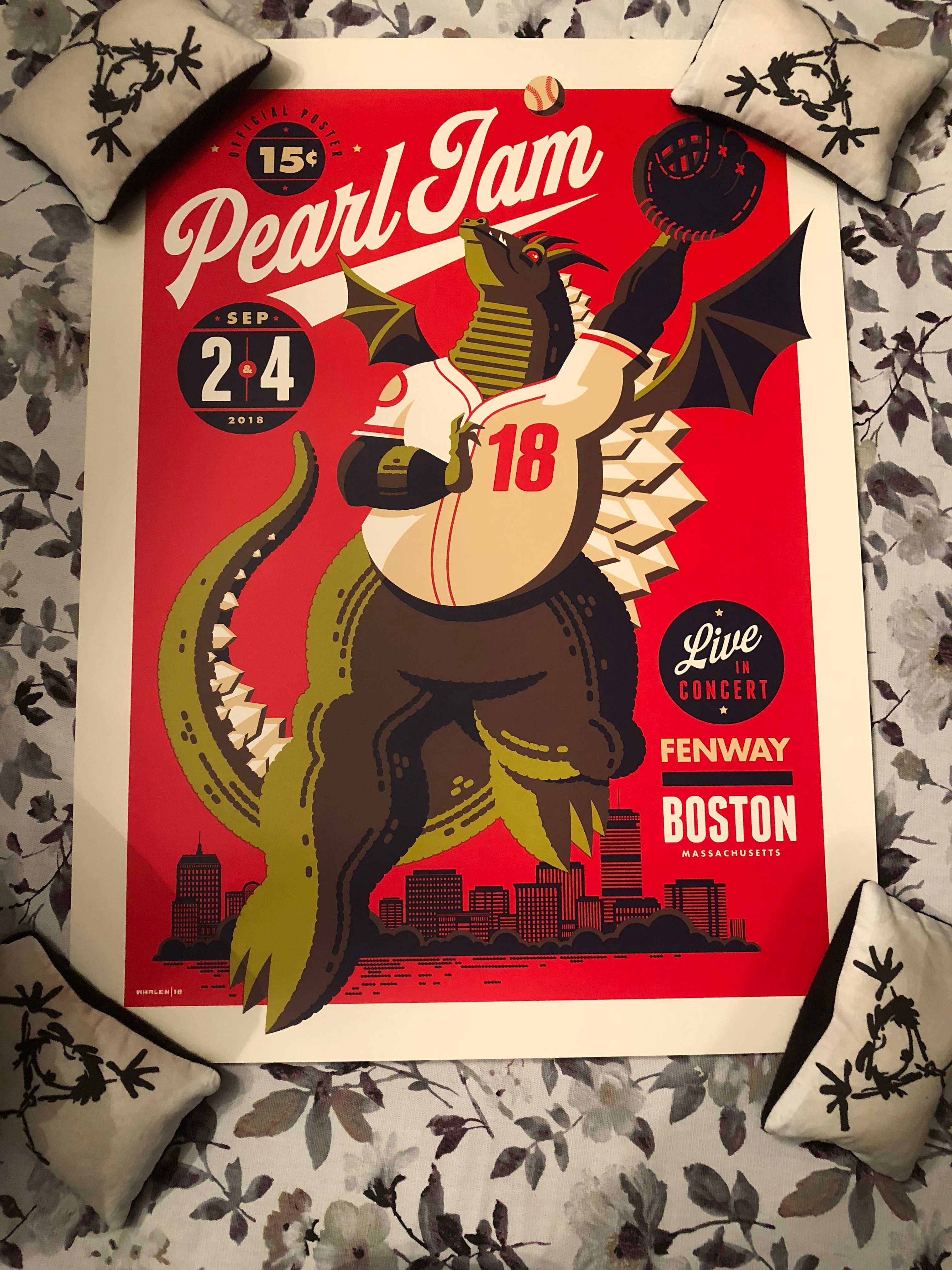 Pearljamboston2018tomwhalenshowedition4 Collectionzz