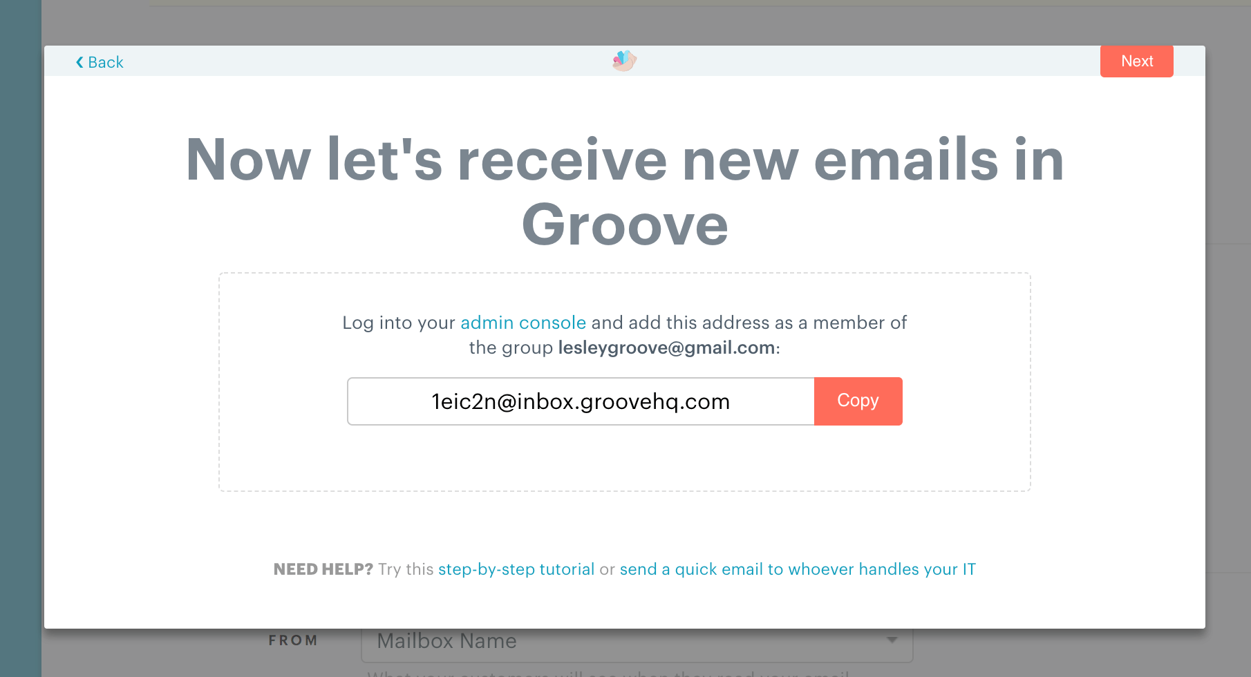 Forwarding Email from a Google Group
