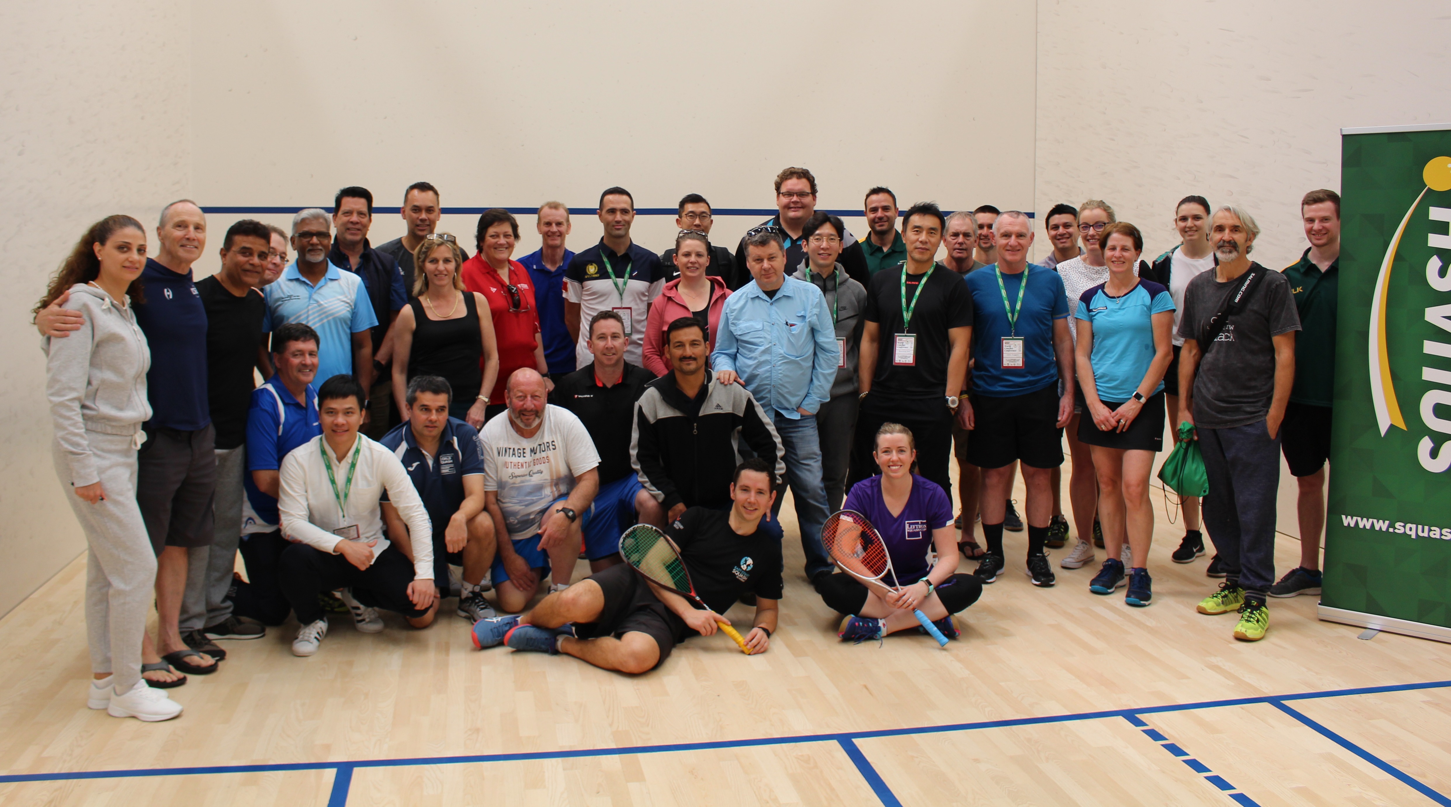 2018 WORLD SQUASH FEDERATION COACHES CONFERENCE A HUGE SUCCESS Squash