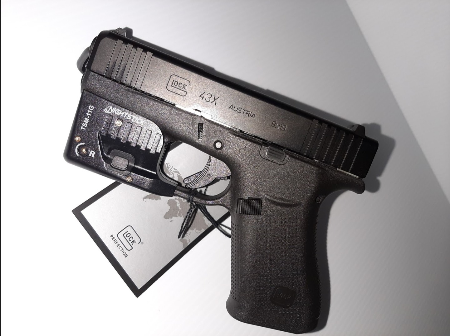 Glock 43X 9MM w/ Nightstick light &amp; laser Eagle Armorment &amp; Outfitters