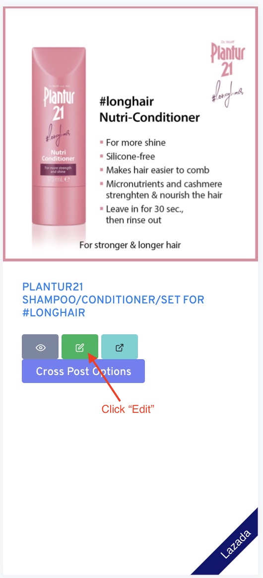 Updating Listing Description