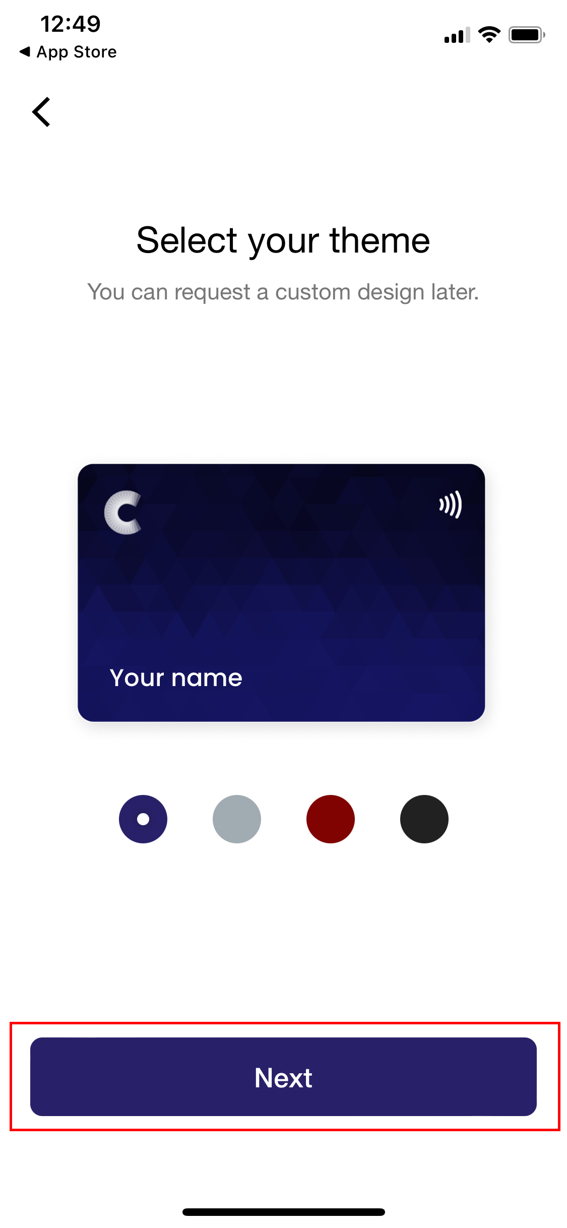 Create a digital business card in the Digital Business Card app