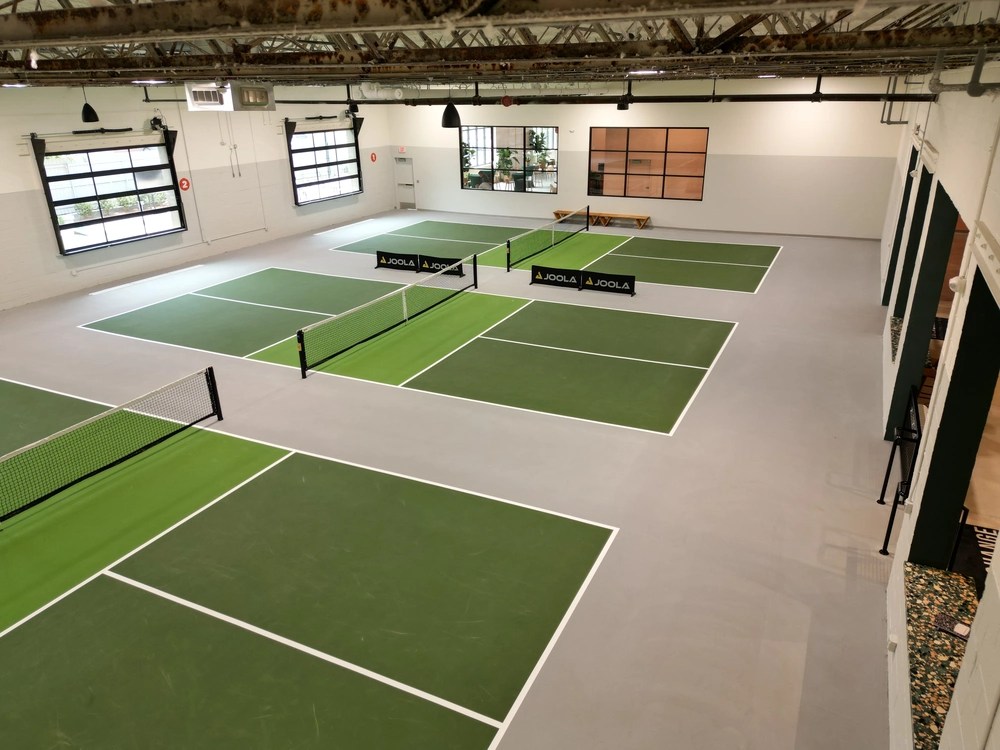 Play Pickleball at The Exchange Pickleball +Bar Court Information