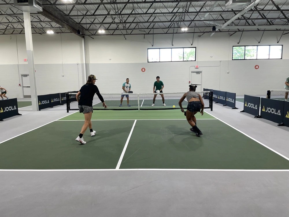 Play Pickleball at The Exchange Pickleball +Bar Court Information
