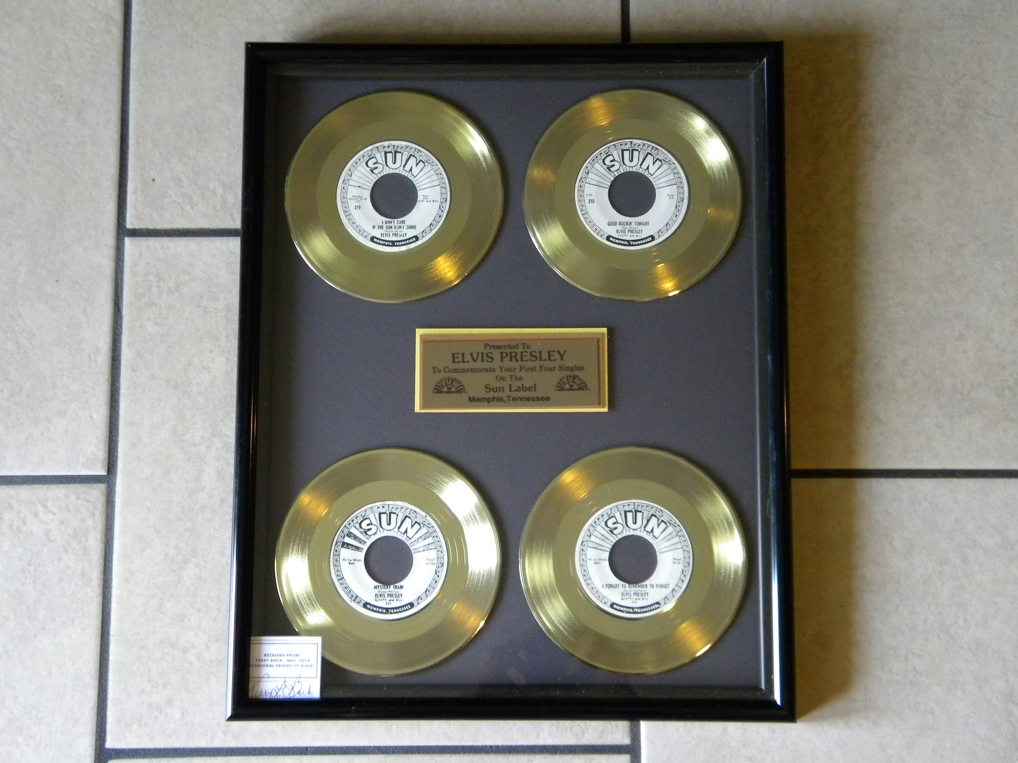 Elvispresleysunrecordstudiogoldrecords Collectionzz