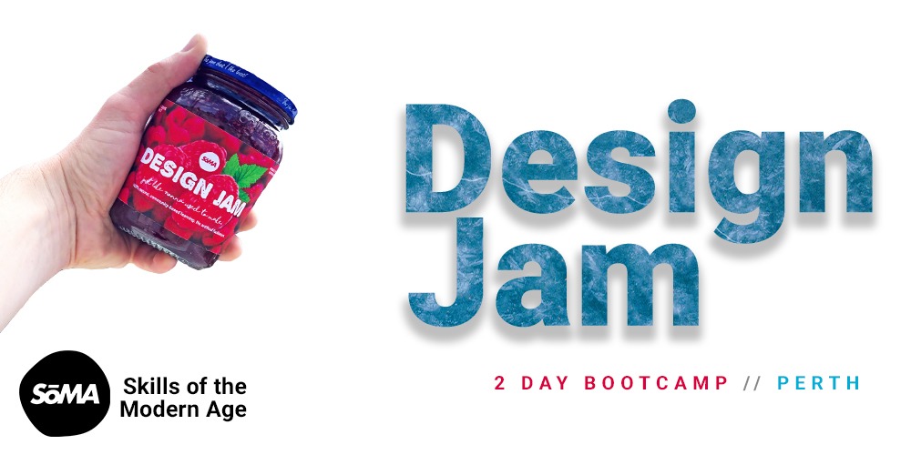 Design Jam 2day Design Skills Bootcamp, Perth, Wed 30th Sep 2020, 900 am Thu 1st Oct 2020