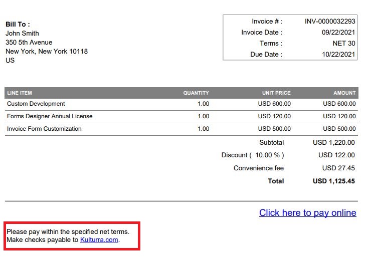 How to Add Terms and Conditions