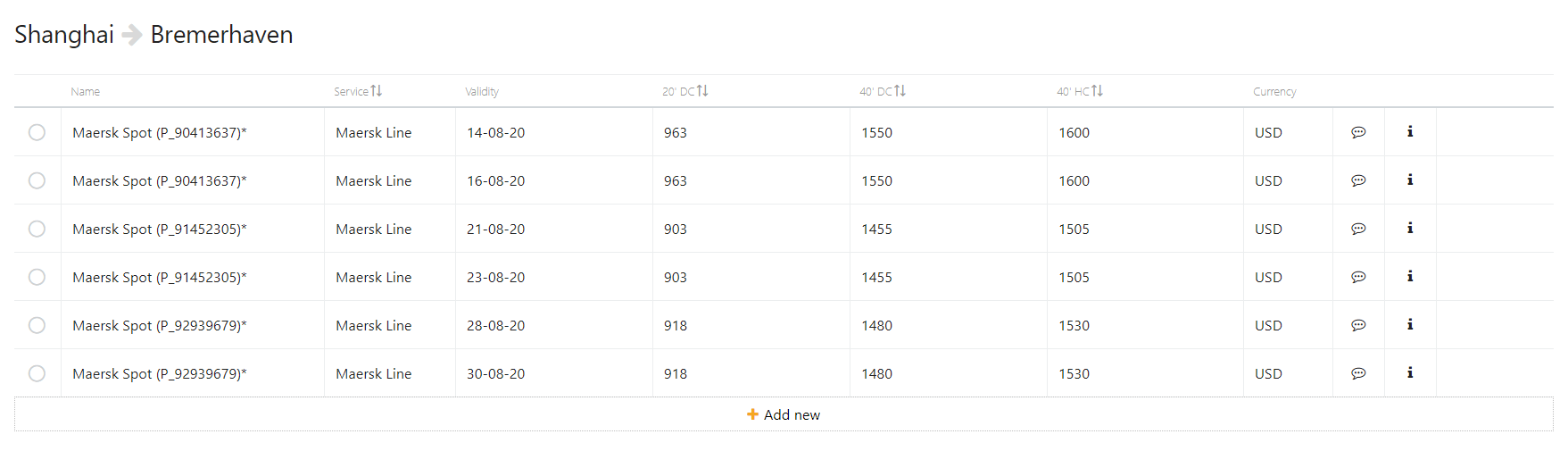 How to check rates online?