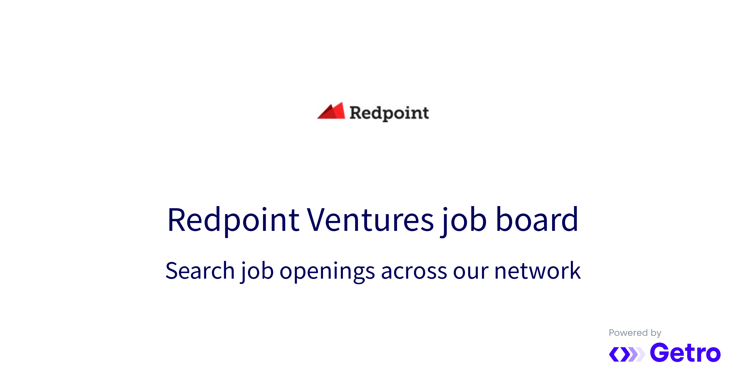Jobs Redpoint Ventures Job Board