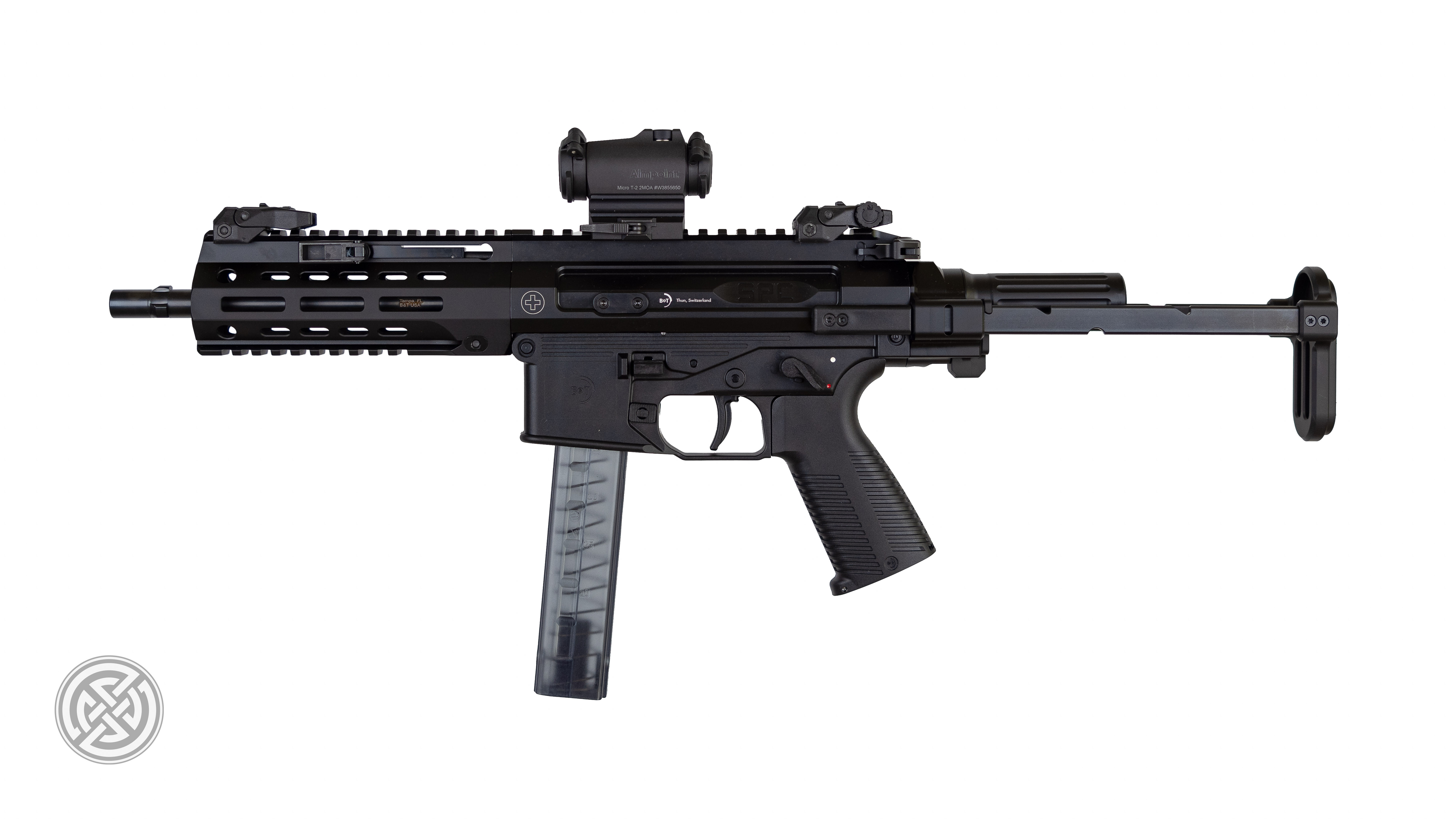 B&T SPC9 9mm Short Barrel Rifle (SBR) w/Telescopic Short Barrel
