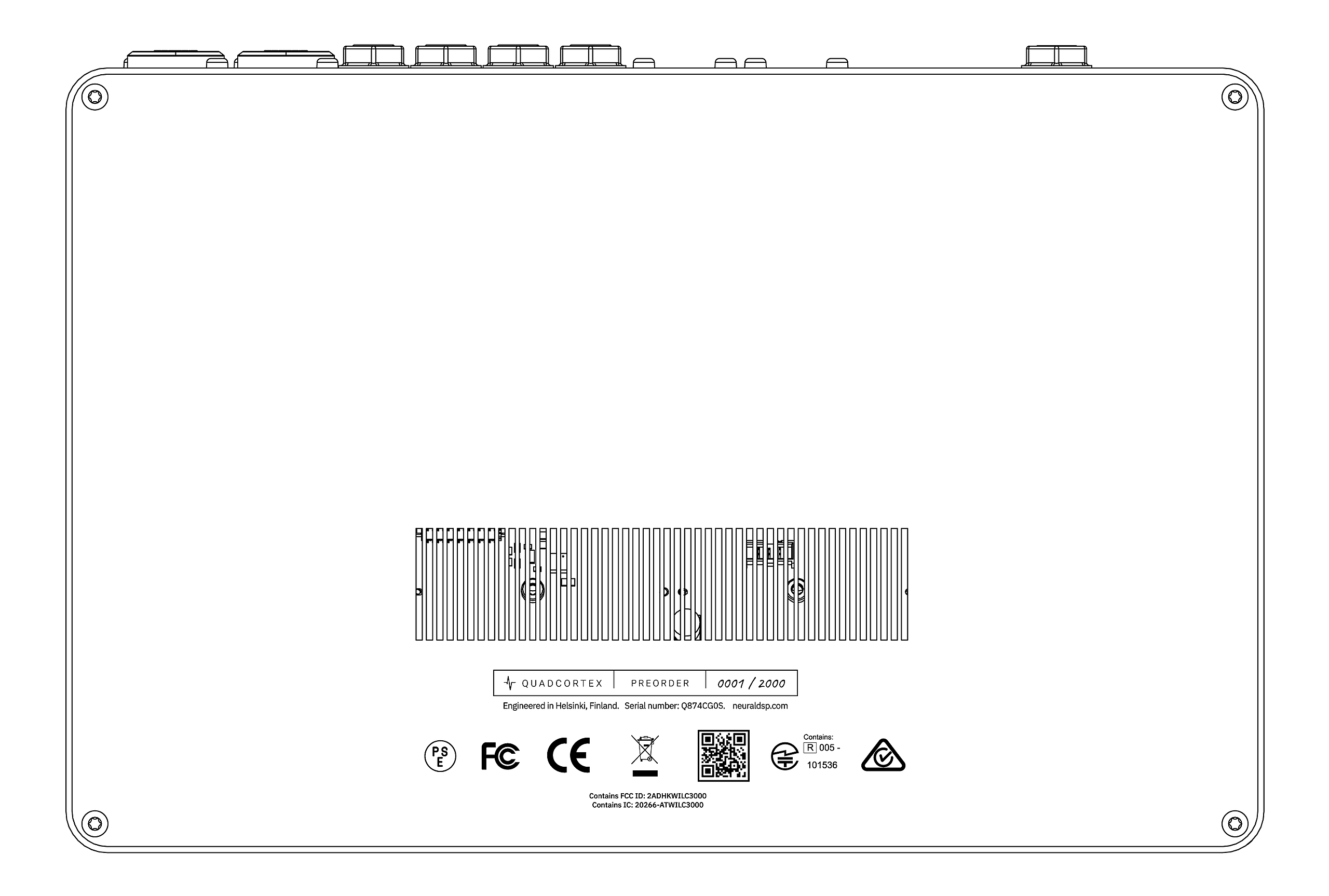 Quad Cortex® Serial Number