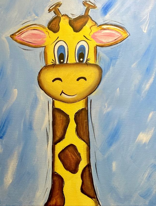 Evans Head Kids Painting Class Cartoon Giraffe Creative Kids Vouchers