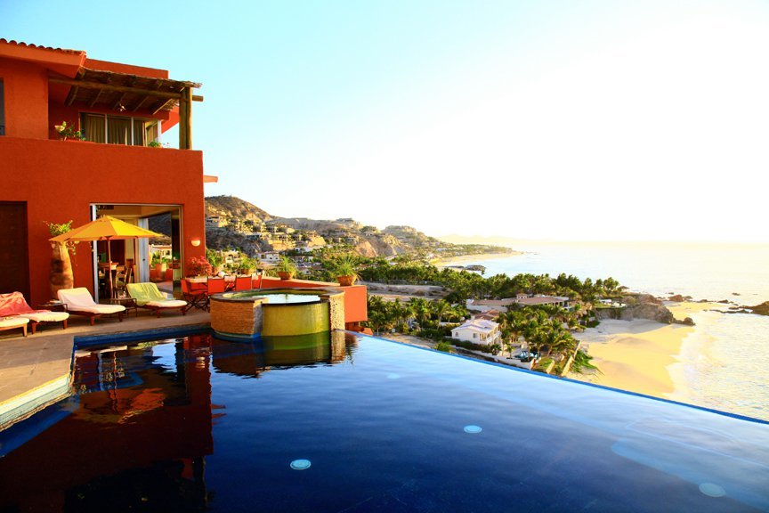 Shot of Luxury Casa Tiffeni's Infinity Pool Overlooking